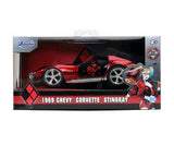 Auto Corvette Stingray (HARLEY QUINN Theme) 1969 1:32 Jada Toys JT-32095