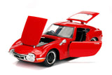 AUTO TOYOTA 2000GT 1967 JADA TOYS 1:24JT-30447-WA1    2 x 55,000