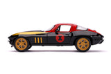 Auto  Corvette 1966 Black Widow 1:24 JADA JT- 31749