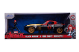 Auto  Corvette 1966 Black Widow 1:24 JADA JT- 31749