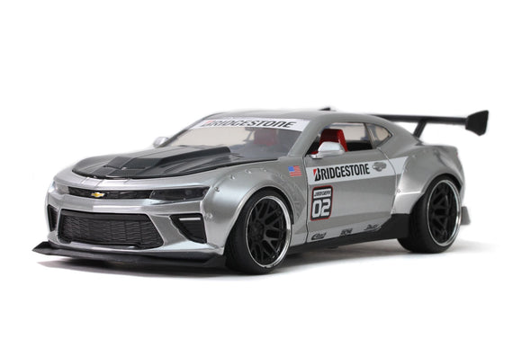 Auto  Chevy Camaro 2016 Candy Silver 1:24 JADA JT- 32300