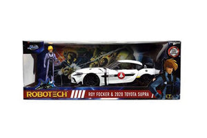 Auto ROBOTECH  2020 Toyota Supra w/ROY FOKKER 1:24 Jada Toys JT-33682