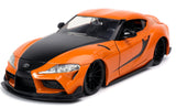 Auto Toyota Supra 2020 Hans FF9 1:24 Jada Toys JT-32097 Caja x 4