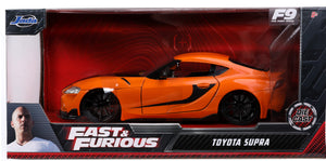 Auto Toyota Supra 2020 Hans FF9 1:24 Jada Toys JT-32097 Caja x 4