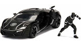 AUTO LYKAN BLACK PANTER HOLLYWOOD JADA 1:24 -2016  JT-99723 2 x 70,000