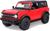 Auto Ford Bronco Wildtrak version de 2 puertas ROJO - NEGRO