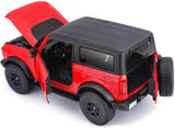 Auto Ford Bronco Wildtrak version de 2 puertas ROJO - NEGRO