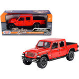 Auto Jeep Gladiator Overland ( Hard Top ) 2021 Red 1:27 Motormax