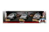 Auto Volver al Futuro I,II,III 3-Pack 1:24 Jada Toys JT-33399