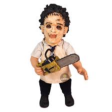 Figura Leatherface Cara de cuero 15" Mezco MC-25401