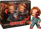 FIGURA CHUCKY PVC 15" TALKIN A NEGRA MEZCO MC-78103