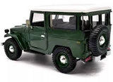 Auto Toyota FJ 40  ( Hard Top )  Green / White Top 1:24 Motormax