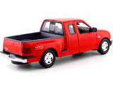 Auto Ford F-150 XLT Flareside SuperCab 2001 Red 1:24 Motor max