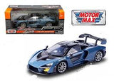 Auto Escala Mclaren Senna - Color Blue - 1:24 - Motor Max - 79355