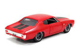 Auto  Dom S Chevrolet Chevelle SS - Red 1:24 JADA JT- 97193-4