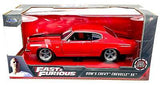 Auto  Dom S Chevrolet Chevelle SS - Red 1:24 JADA JT- 97193-4