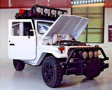 Auto Road Truck - Toyota FJ40 40 White 1:24 Motormax