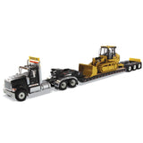 Adorno Camion Remolque HX520 -XL 120 con Motoniveladora 963K 1:50 Cat DM-85599