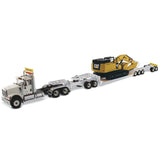 Adorno Camion Remolque HX520  XL 120 con Exvadora 349F L XE  1:50 Cat DM-85600